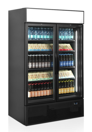 Шкаф холодильный Tefcold FSC1200H черный