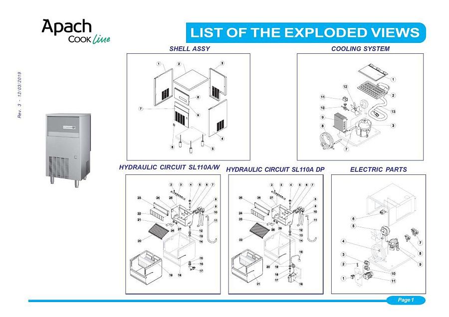 Деталировка Apach Cook Line ACB5325B