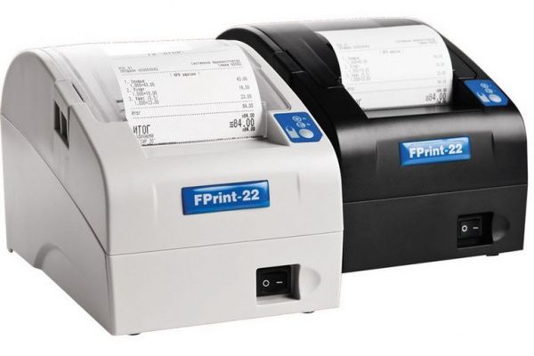 Принтер документов АТОЛ FPrint-22 для ЕНВД Белый (RS+USB)