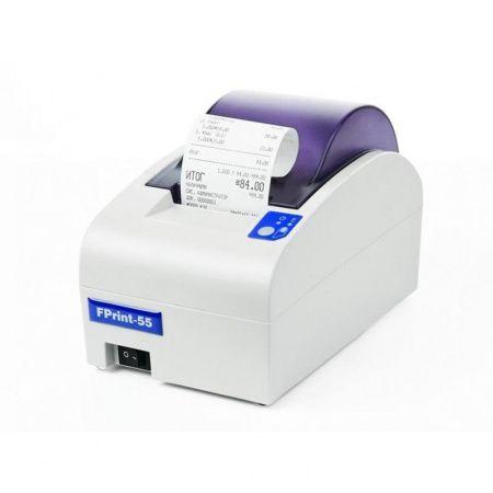 ККМ АТОЛ FPrint-55ПТK Белый ЭКЛЗ (RS+USB)