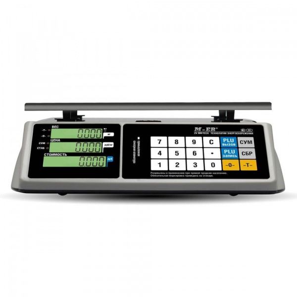 Весы торговые Mertech M-ER 328 AC-15.2 Touch-M LCD (RS-232, USB)