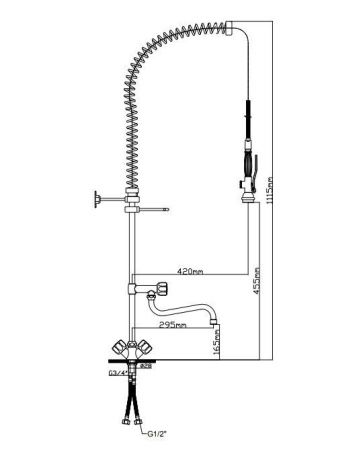 Душирующее устройство Kocateq 9077023S