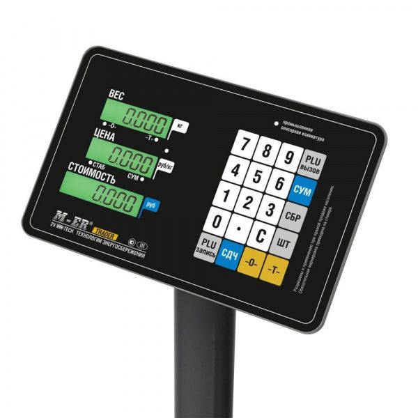 Весы напольные Mertech M-ER 333 ACP-60.10/20 Trader LCD с расч. стоимости