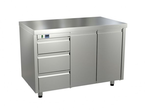 Стол-тумба со встроенным стерилизатором Атеси СТС-1200.700-02-1