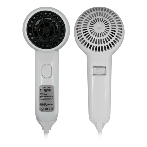 Фен настенный Meyvel MF4-1300 белый