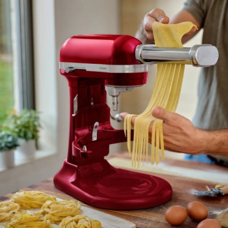 Миксер планетарный KitchenAid Artisan 5KSM70SHXEER 6.7 л красный