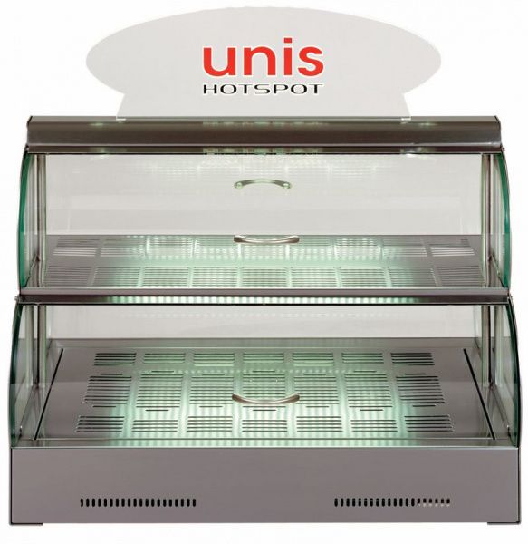 Витрина тепловая UNIS HOT SPOT inox