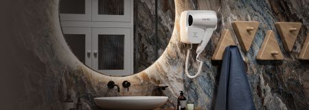 Фен настенный Meyvel MF4-1300 белый