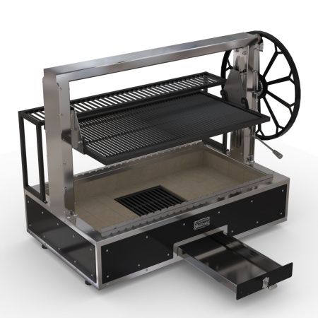 Гриль угольный GrillVett Corvette M1 черный