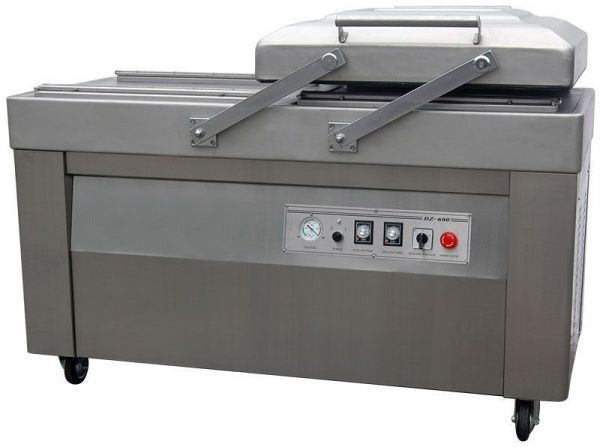 Вакуумный упаковщик Hualian Machinery  HVC-610S/2A (DZ-610/2SA) нерж.