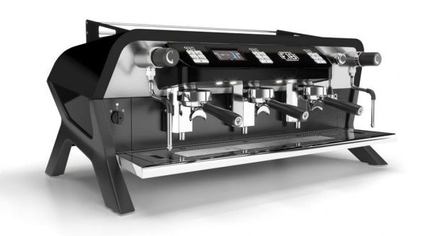 Кофемашина Sanremo F18 Tall 2 высокие гр. черная с черно-матовым