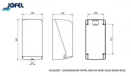 Диспенсер для рулонных полотенец JOFEL AG32000