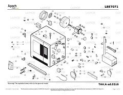 Деталировка Apach Chef Line LBET071