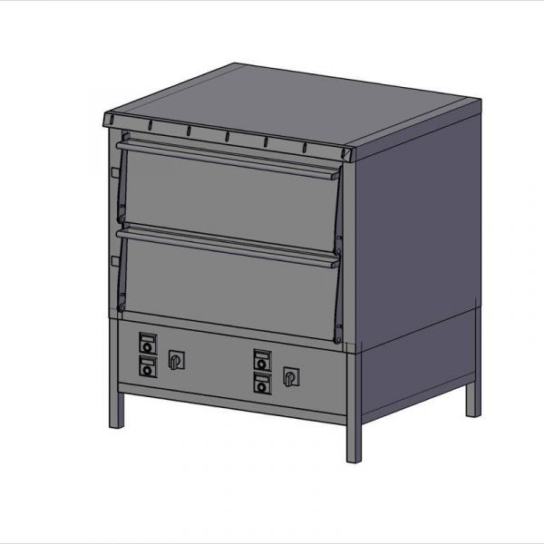 Печь хлебопекарная ЦМИ ХПЭц-2