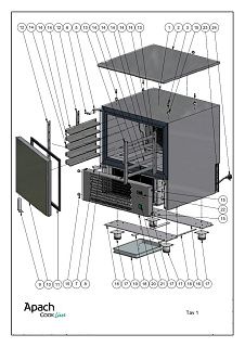 Деталировка Apach Cook Line SH03D