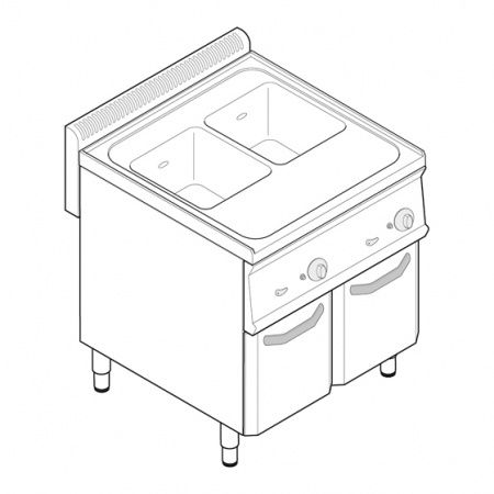 Макароноварка Tecnoinox CP70G7 613035 газ