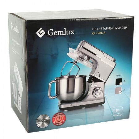 Миксер планетарный Gemlux GL-SM6.8GR