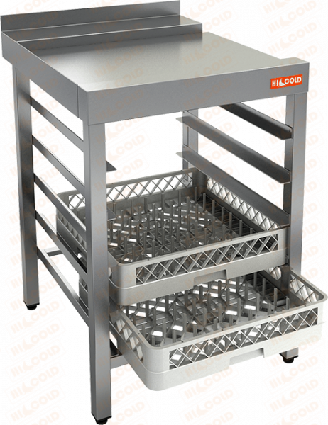 Стол для посудомоечной машины Hicold НСДПМ-6/7,4БЛ
