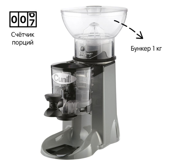 Кофемолка Cunill Tranquilo II Grey