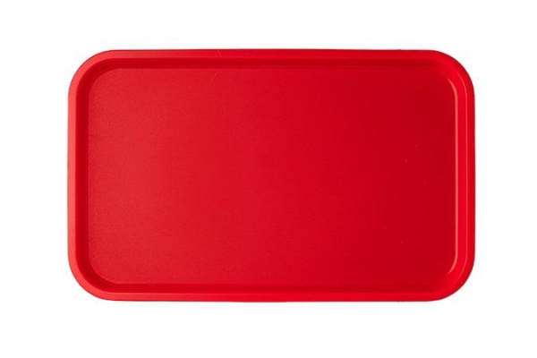 Поднос MGprof 1737-163 52,5*32,5см красный шагрень