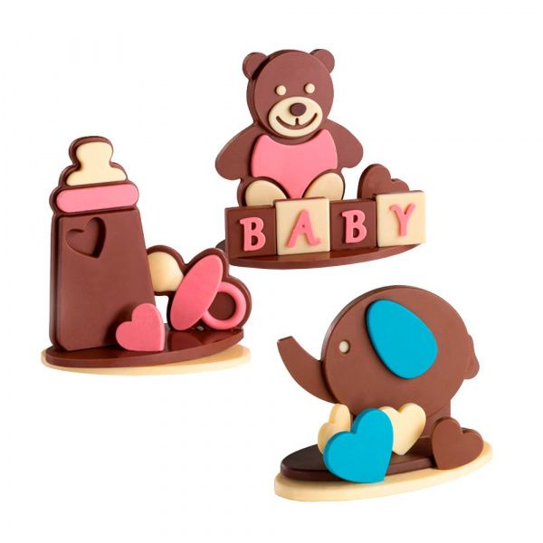 Коврик силиконовый для шоколада Martellato 30SMTP04 BABY 300х400мм h9мм