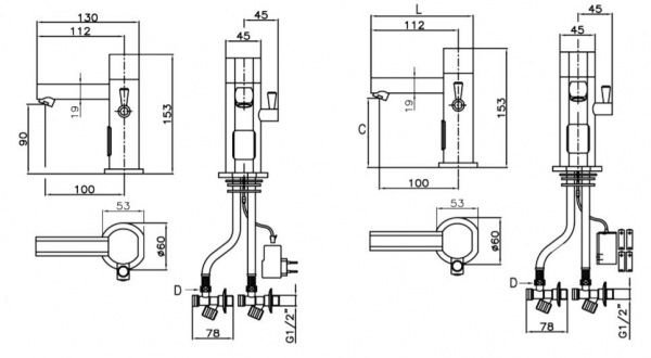 Смеситель Klarco 1S.2470.00.00