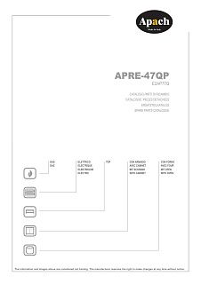 Деталировка Apach Cook Line APRE-47QP