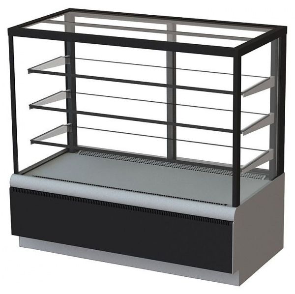 Витрина кондитерская Kayman K-ВК-900 квадро серебро