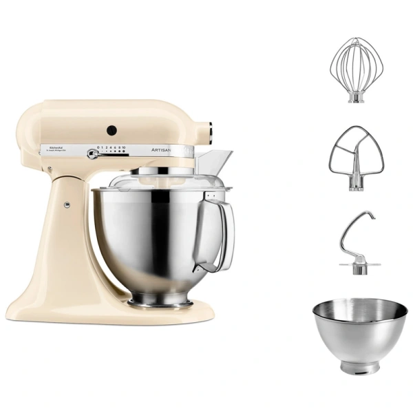 Миксер планетарный KitchenAid Artisan 5KSM185PSEAC 4.8 л кремовый