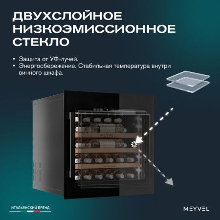 Винный шкаф Meyvel MV31PRO-KBB1