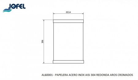 Контейнер для мусора JOFEL AL60001