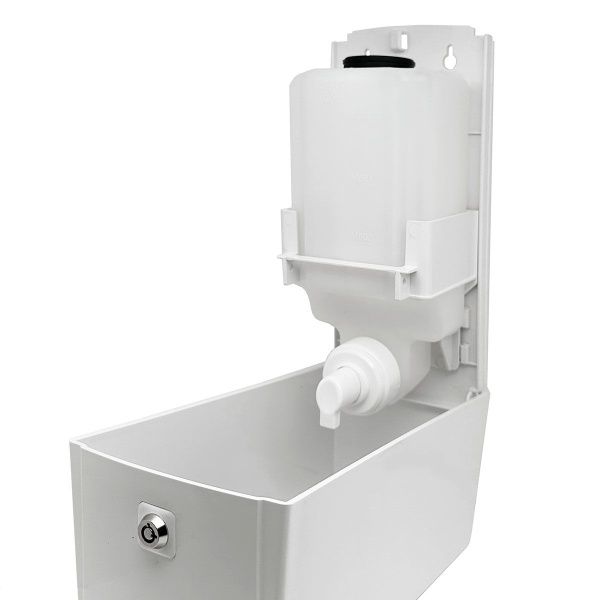 Дозатор для жидкого мыла Hor X12 нажимной 1,2л Бизнес 41111419 белый