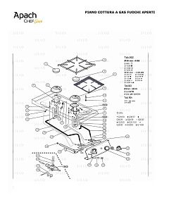 Деталировка Apach Chef Line SLRSTG87R2DX