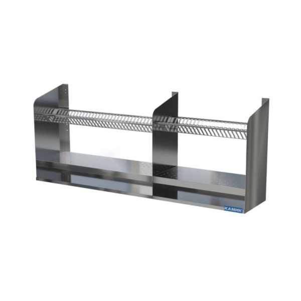 Полка настенная для сушки посуды Камик ПН-341163с