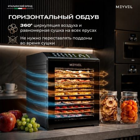 Дегидратор Meyvel MDH14-1P Black