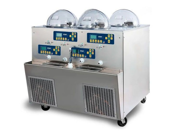 Витрина-фризер для мороженого STAF59 GLS4 LX W