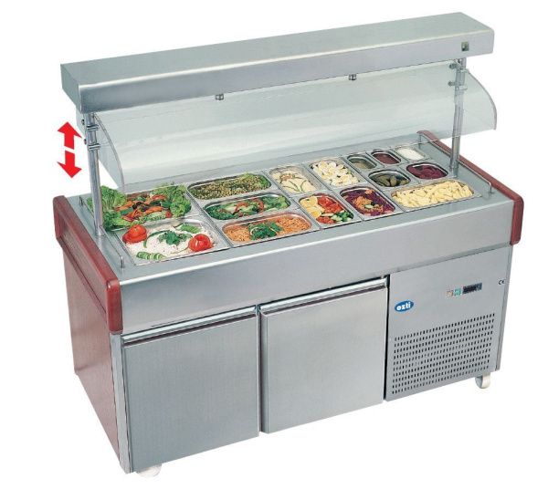 Салат-бар Ozti OSBA 15070 коричнево-красный