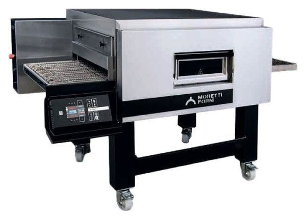Печь конвейерная для пиццы Moretti Forni T75E с подставкой