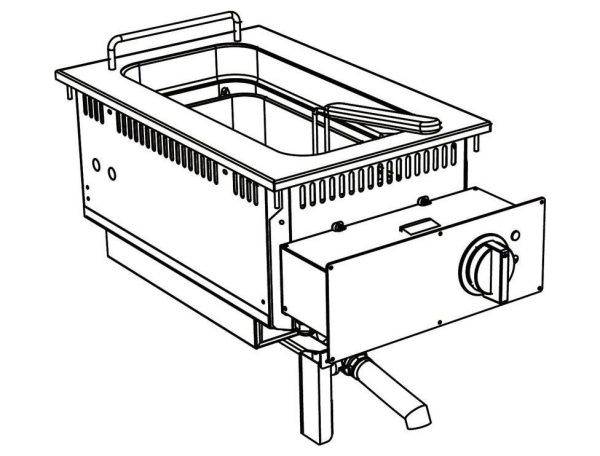 Фритюрница Apach Chef Line SLDI7FRIE4S15