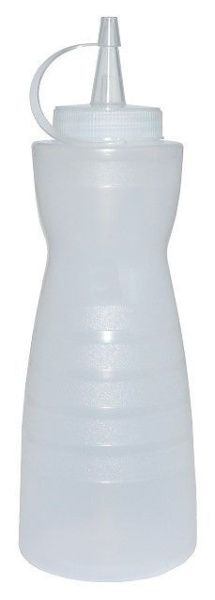 Емкость для соуса MGprof 1748 700 мл d=68мм h=240мм фигурная с крышкой прозрачная