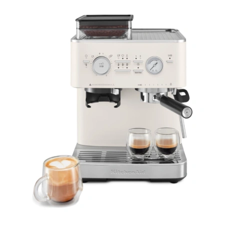 Полуавтоматическая кофемашина KitchenAid 5KES6551EPL фарфоровый белый