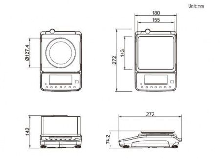 Весы лабораторные CAS XE-3000
