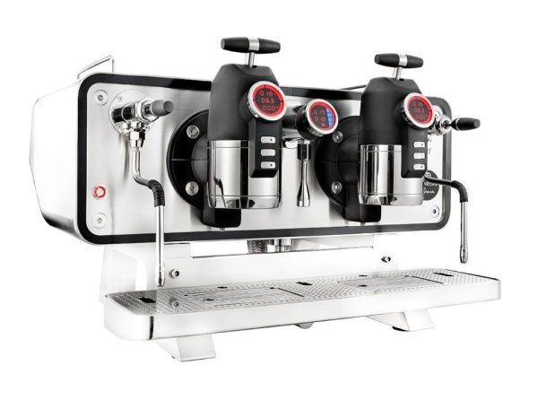 Кофемашина Sanremo Opera 2 низкие группы стальная/белая