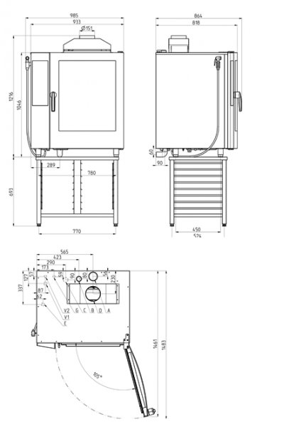 Пароконвектомат RETIGO B1011IG