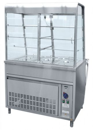 Прилавок-витрина холодильный ПВВ(Н)-70Т-С-НШ