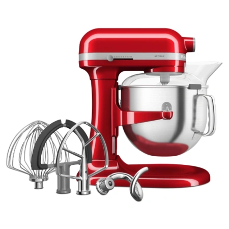 Миксер планетарный KitchenAid Artisan 5KSM70SHXECA 6.6 л красный
