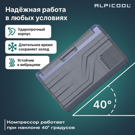 Холодильник автомобильный Alpicool NL30 (12/24)