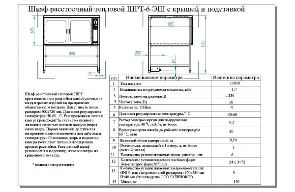 Расстоечная камера Abat ШРТ-6ЭШ