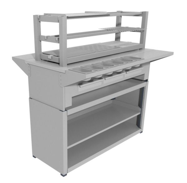 Угольный гриль робата VESTA 100*25