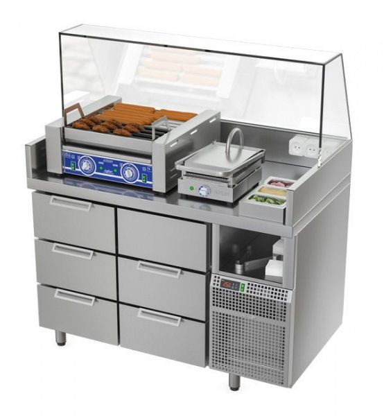 Станция для бургеров и хот-догов Атеси БАВАРИЯ БХС-1235.700-02-1